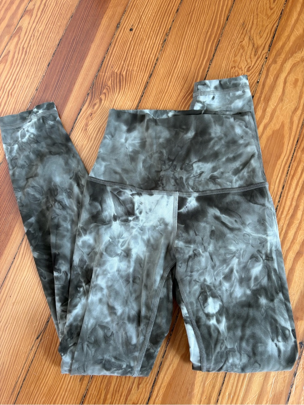 Lululemon Align Green Tie Dye Leggings